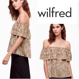 ✨ ARITZIA WILFRED Promener Off-Shoulder Blouse | Medium ✨